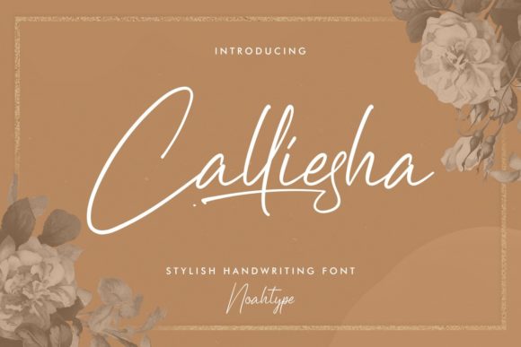 Calliesha Font Poster 1