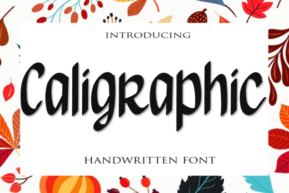 Calligraphic Font