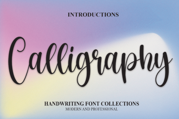 Calligraphy Font Poster 1