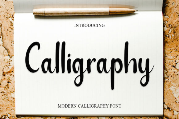 Calligraphy Font Poster 1