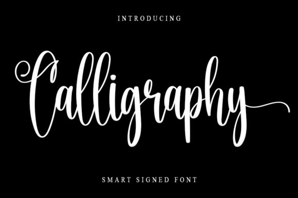 Calligraphy Font Poster 1