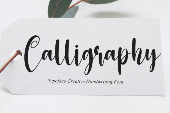 Calligraphy Font Poster 1