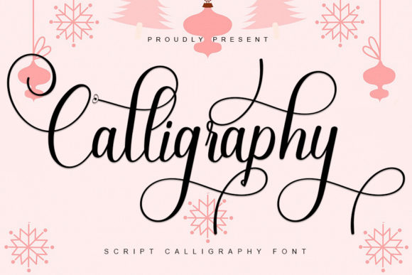 Calligraphy Font Poster 1