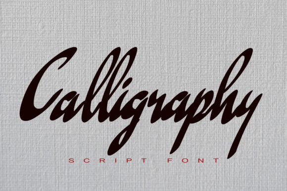 Calligraphy Font Poster 1