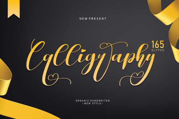 Calligraphy Font Poster 1