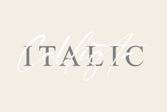 Callista Font Poster 2