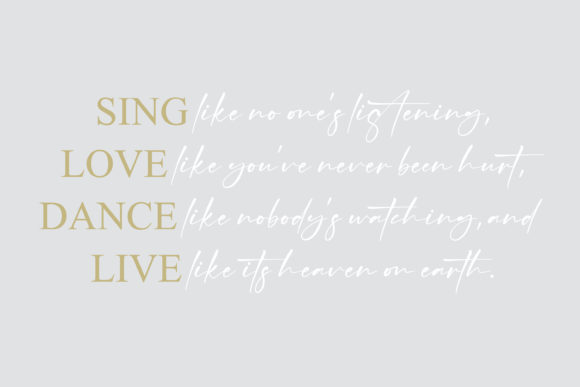 Callista Font Poster 7