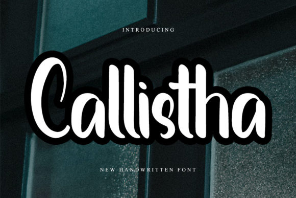 Callistha Font Poster 1