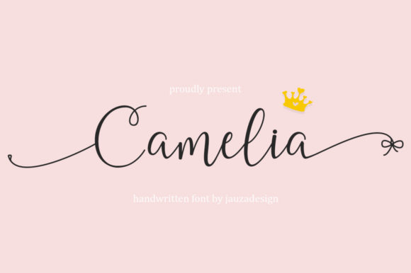 Camelia Font Poster 1