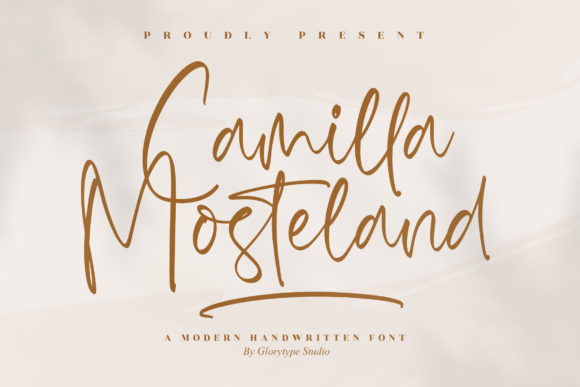 Camilla Mosteland Font Poster 1