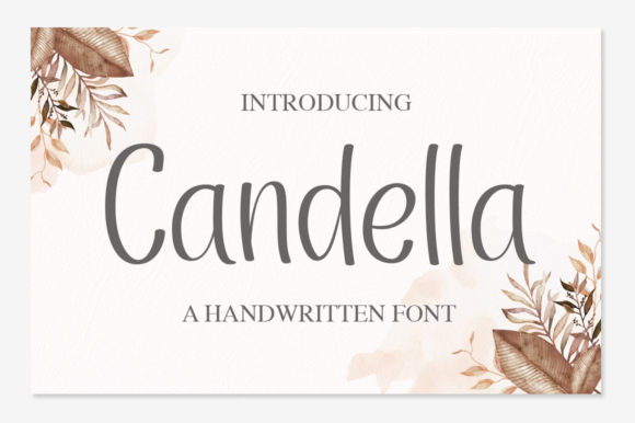 Candella Font Poster 1