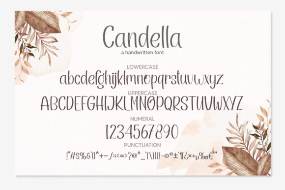 Candella Font Poster 5