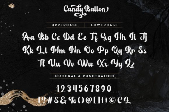 Candy Ballon Font Poster 4