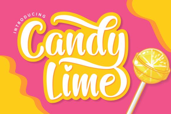 Candy Lime Font Poster 1