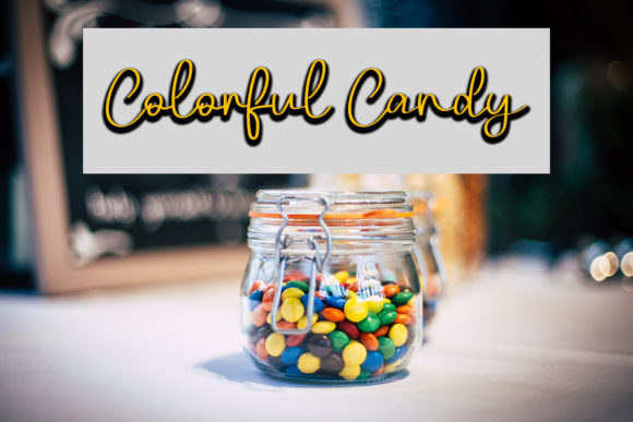 Candy Queen Font Poster 3