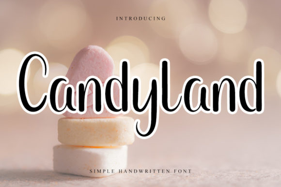 Candyland Font Poster 1