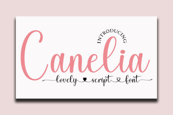 Canelia Font Poster 1