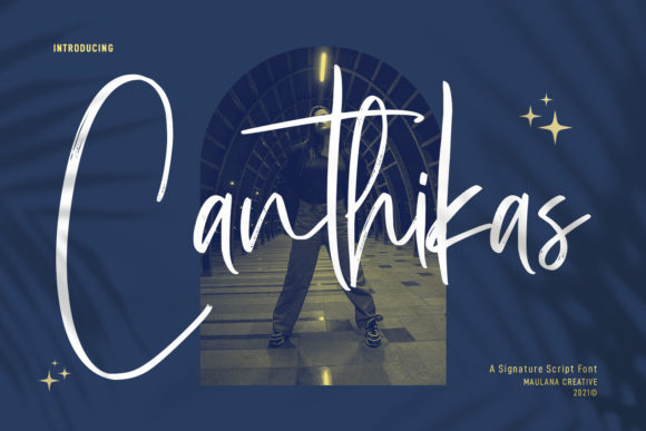 Canthikas Script Font