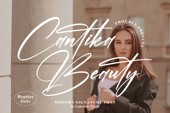 Cantika Beauty Font Poster 1