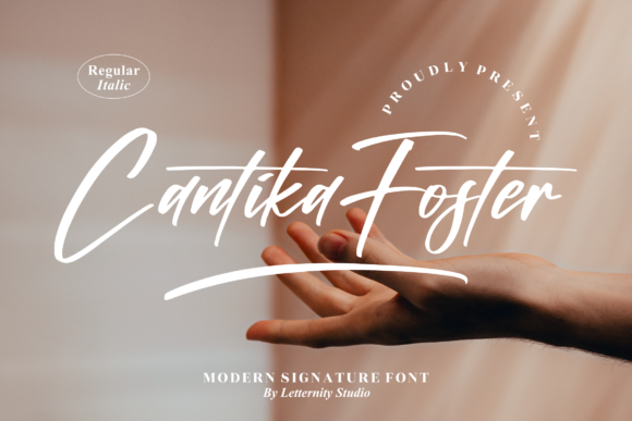 Cantika Foster Font Poster 1