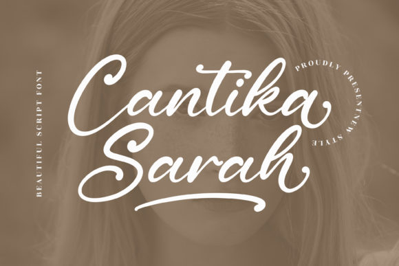 Cantika Sarah Font Poster 1
