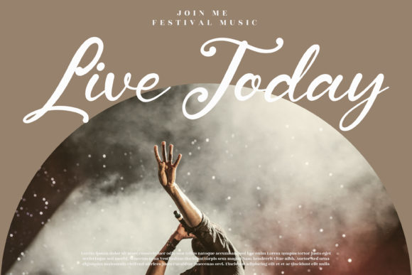 Cantika Sarah Font Poster 5
