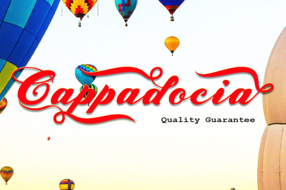 Cappadocia Font Poster 1