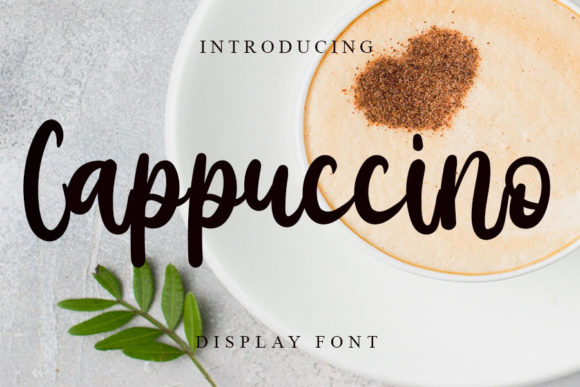 Cappucino Font Poster 1