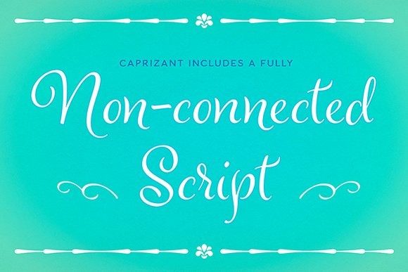 Caprizant Family Font Poster 5