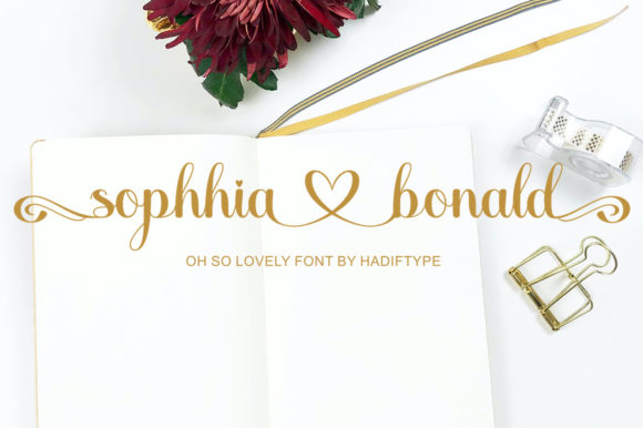 Cara Bellia Script Font Poster 3