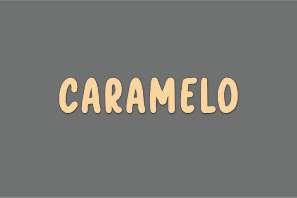Caramelo Font Poster 1