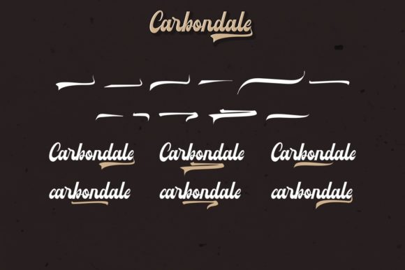 Carbondale Font Poster 8