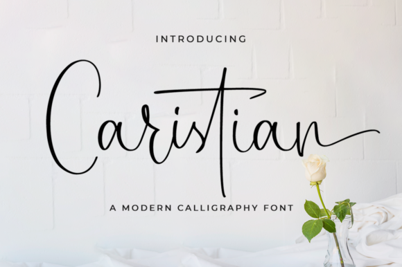 Caristian Font Poster 1