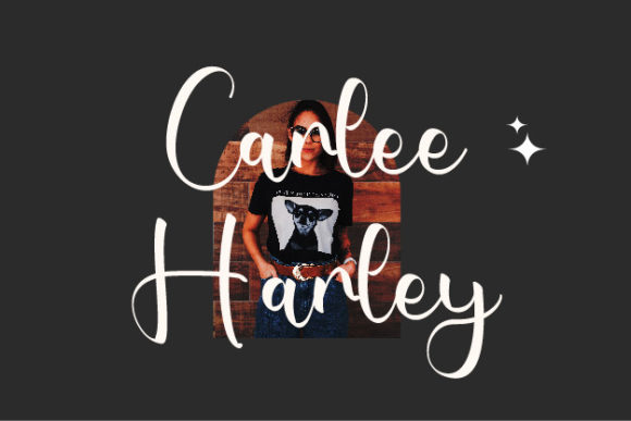 Carlee Harley Font Poster 1