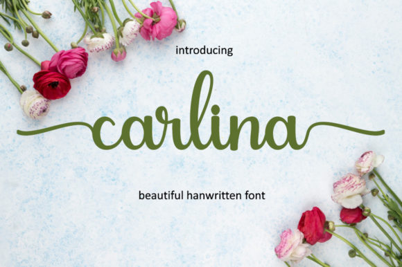 Carlina Font Poster 1