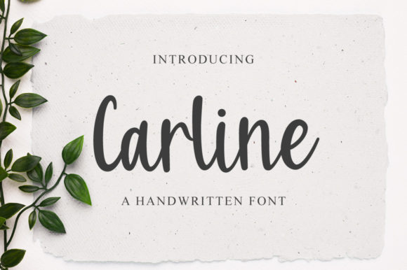 Carline Font Poster 1