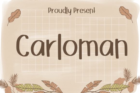 Carloman Font Poster 1