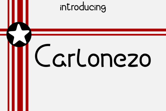 Carlonezo Font Poster 1