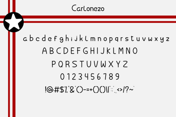 Carlonezo Font Poster 7