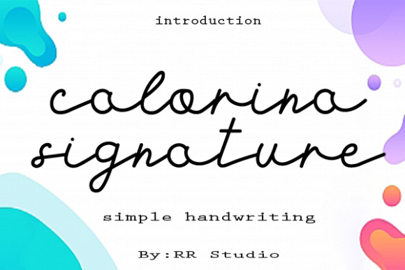 Carolina Signature Font