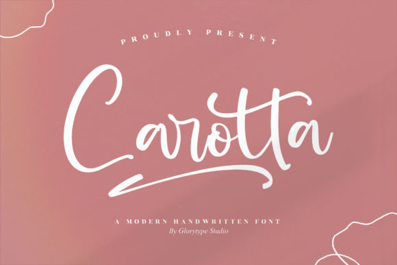 Carotta Font Poster 1