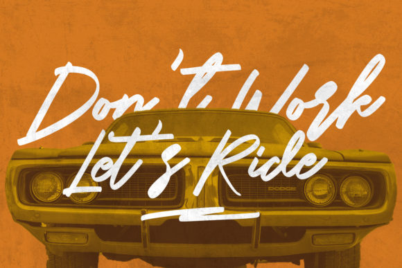 Carputins Signature Font Poster 4