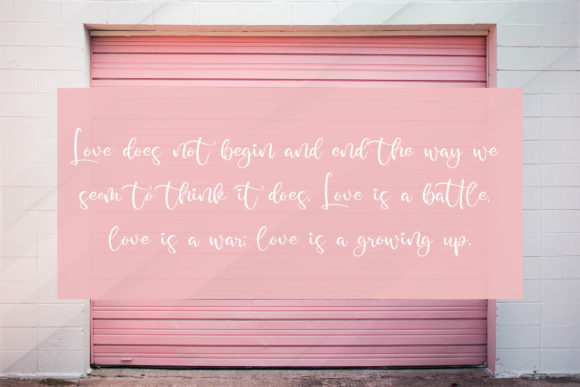 Casandra Belinda Font Poster 5