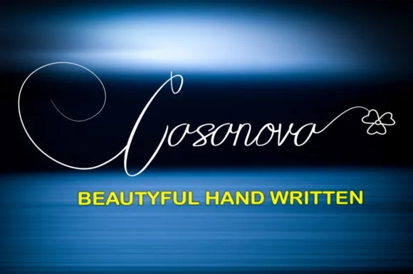 Casanova Font Casanova Font Poster 1