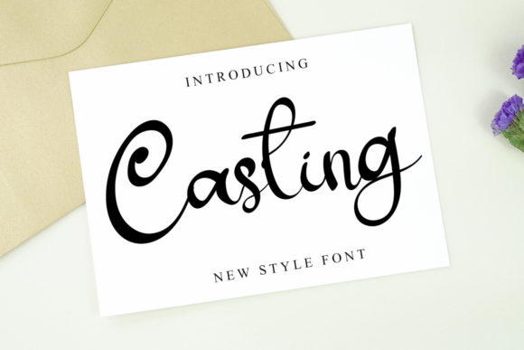Casting Font Poster 1