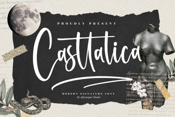 Casttalica Font Poster 1