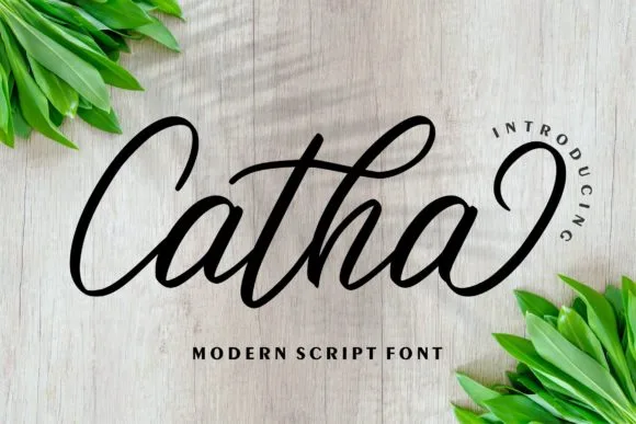 Catha Font Catha Font Poster 1