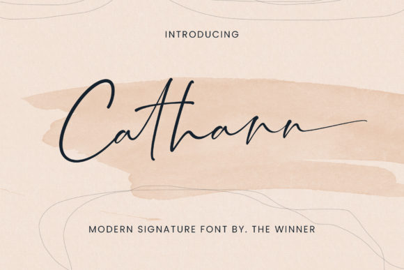 Cathann Font Poster 1