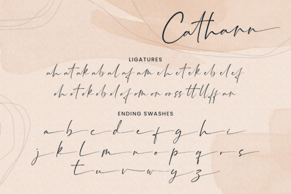 Cathann Font Poster 11