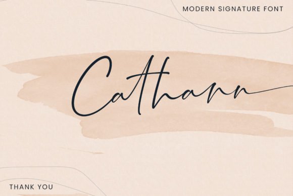 Cathann Font Poster 12